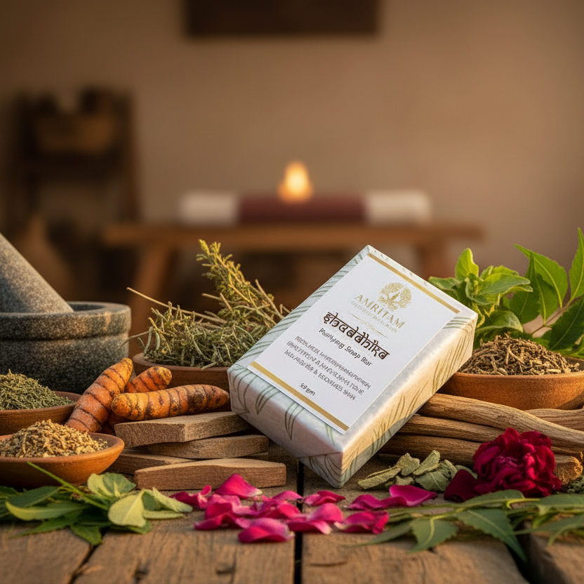 Box of Airtam soap bar on a white surface